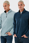 Regular Fit Anti-Pilling Non-Pilling Mock Neck Fleece-Lined 2-Pack Fleece Men's Polar 58