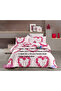 Love Ranforce Ligt Double Duvet Cover Set - 2