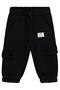 Keep Smiling Label Basic 6-18 Months Sweatpants - Black