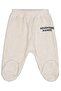 Adventure Awaits Embroidered 1-9 Months Single Bottom Baby - Beige 1-3 Months
