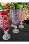 6 Personalized Colorful Hand-Cut Bohemia Crystal Honeycomb Coffee or Water Glass Cup (180ml) - 4