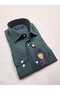Klassik Haki Men's Shirt with Pockets Stretch Fabric with a Loose Fit Structure Ac052012-13 - 3
