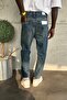Men's Boyfriend Fit Blue Denim Jean Pants Ke-923 - 4