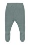 3-12 Months Sweatpants with Booties - Green 3-6 Months - 2