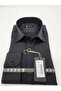 Classic Black Pocket Men's Shirt Stretch Fabric with a Loose Fit Structure Ac052012-24