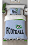 Football Butbol Top Sports Patterned Printed Special Design Single Children's Duvet Cover Set Without Sheets