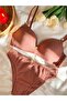 Mayda Tan Color Wire-Free Unpadded Cotton Bra Set - 7