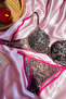 Zerrin – Fuchsia Detailed Leopard Patterned Bra Set - 6