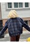 Design Plaid Patterned Brooklyn Bomber Jacket Multi-Colored - 8