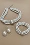 3-Piece Bridal Necklace Jewelry Set Choker Set
