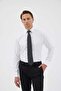 Non Iron Iron-Free Button-Down Collar 100% Cotton Oxford Comfort Fit White Men's Shirt - 3