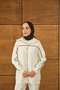 Women's Robe Piped Sets White - 6