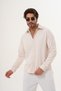 Shirt Men's Cotton Velvet Fabric Stretch Fabric Transitional Regular Shirt - 7