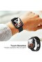Case for iWatch Series 10 42mm - Hard PC Bumper with 9H Tempered Glass Screen Protector (Black) - 4