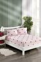 Patterned Akfi̇l Fabric Elastic Bed Sheet Set