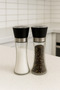 Glass Body with White Color Lid Salt and Pepper Mill Salt and Pepper Grinder 19 cm 1 Piece - 2