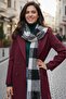 Women's Premium Soft Plaid Boucle Scarf Plaid Shawl Scarf - 4