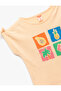 Short Sleeve Crew Neck Printed Cotton T-Shirt - 3