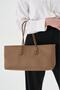 Women's Long Tote Bag Milk Coffee - 5