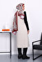 Long Boucle Vest with Stone Buttons - 4