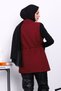 Plum Zippered Quilted Vest - 4