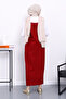 Burgundy Pocketed Gabardine Jacket - 4