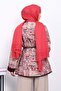 Dusty Rose Ethnic Patterned Snap Fastener Jacket - 4