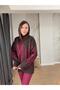 Wide Diamond Pattern Bearded Sweater Dark Brown