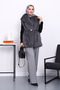 Smoked Lined Belted Fur Vest - 3