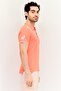 Men Sportswear Short Sleeve Training Polo Shirt, Coral - 4