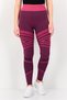 Women Sportswear Fit Training Leggings, Burgundy