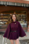 Melton Butterfly Jacket Poncho