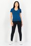 Women Sportswear Fit Short Sleeve Training T-Shirt, Teal Green - 4