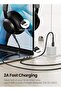 كابل USB C إلى مايكرو USB قصير، كابل USB 2.0 C إلى مايكرو USB يدعم مزامنة البيانات والشحن، متوافق مع أجهزة ماك بوك برو/PS4/إكس بوكس وأجهزة أندرويد OTC، بطول 1 قدم/30 سم - 6
