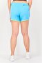 Women Sportswear Fit Drawstring Shorts, Blue - 3