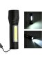 مصباح يدوي LED قابل لإعادة الشحن عبر USB بمدى إشعاع 300 متر - 8