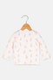 Toddlers Girl Long Sleeve Animal Print Top, Multicolor - 2