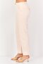 Women Regular Fit Solid Chino Pants, Light Pink - 2