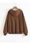 Women's Zipper Hooded Sweatshirt - 2