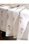 Ceran Polycotton Tablecloth - White/Khaki - 160X200 cm - 5