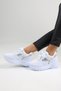 White Women's Casual Sneaker Shoes – Sequin Detailing, High Sole, Comfortable and Stylish Sports Model - 5