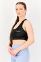 x Misbhv Women Non Padded Brand Logo Training Sports Bra, Black - 2