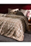 Faureux Single Jacquard Cotton Blanket - Beige - 2