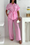 Women's Lace-Up Woven Set – Fresh & Urban Style