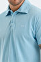 Klasse in Men's Polo Neck Dark Blue T-Shirt - 4