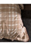 Faureux Single Jacquard Cotton Blanket - Beige - 6