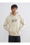 Men's Long Sleeve Printed Thick Hoodie