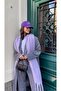 Lilac Scarf Soft Textured Shoulder Shawl