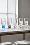 Si̇lva 6 Pieces Coffee Side Water Glasses - Mix
