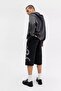 Holden Black Denim Scorpion Embroidered Denim Shorts - 4